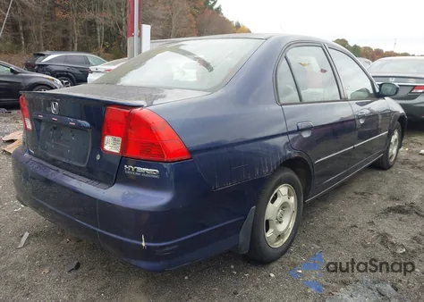 2005 Honda Civic Hybrid z USA, uszkodzony, nr VIN JHMES96655S015491